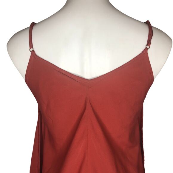 Speed Control New York Burnt Orange Asymmetrical Dress - Size Small - Picture 8 of 11